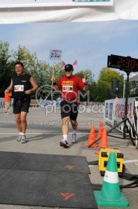 Pacing the Oakville Half-Marathon 2011