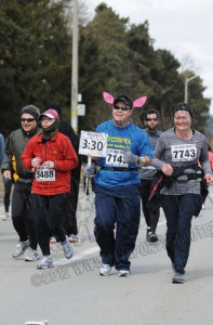 3:30 pace group. Not sure where this was, but you can see Ali Mc's husband Colin behind me.