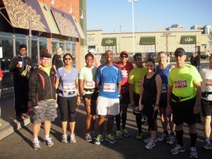 Square One Running Room Marathon Clinic and friends