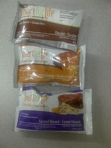 Chocolate, Peanut Butter Chocolate, and Caramel Almond Smart for Life Protein Bars