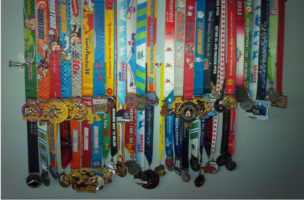 My medal collection as of January 2014
