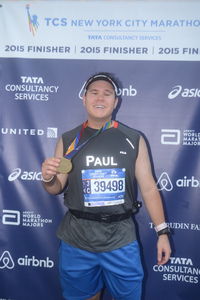 Finisher photo for TCS NYC Marathon