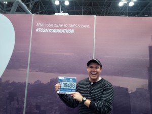 Race bib in hand!!