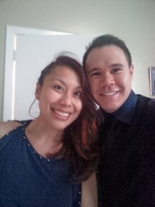 With Sharise before her Bachata performance in May 2016