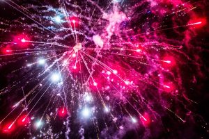 Fireworks at Hart House Farm