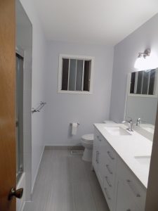 Upstairs bathroom renovation, after