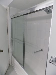 Upstairs bathroom renovation, shower after