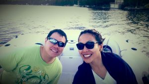 On the water in June 2016