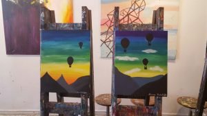 Hot Air Balloon Paintings