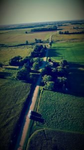 View from the hot air balloon